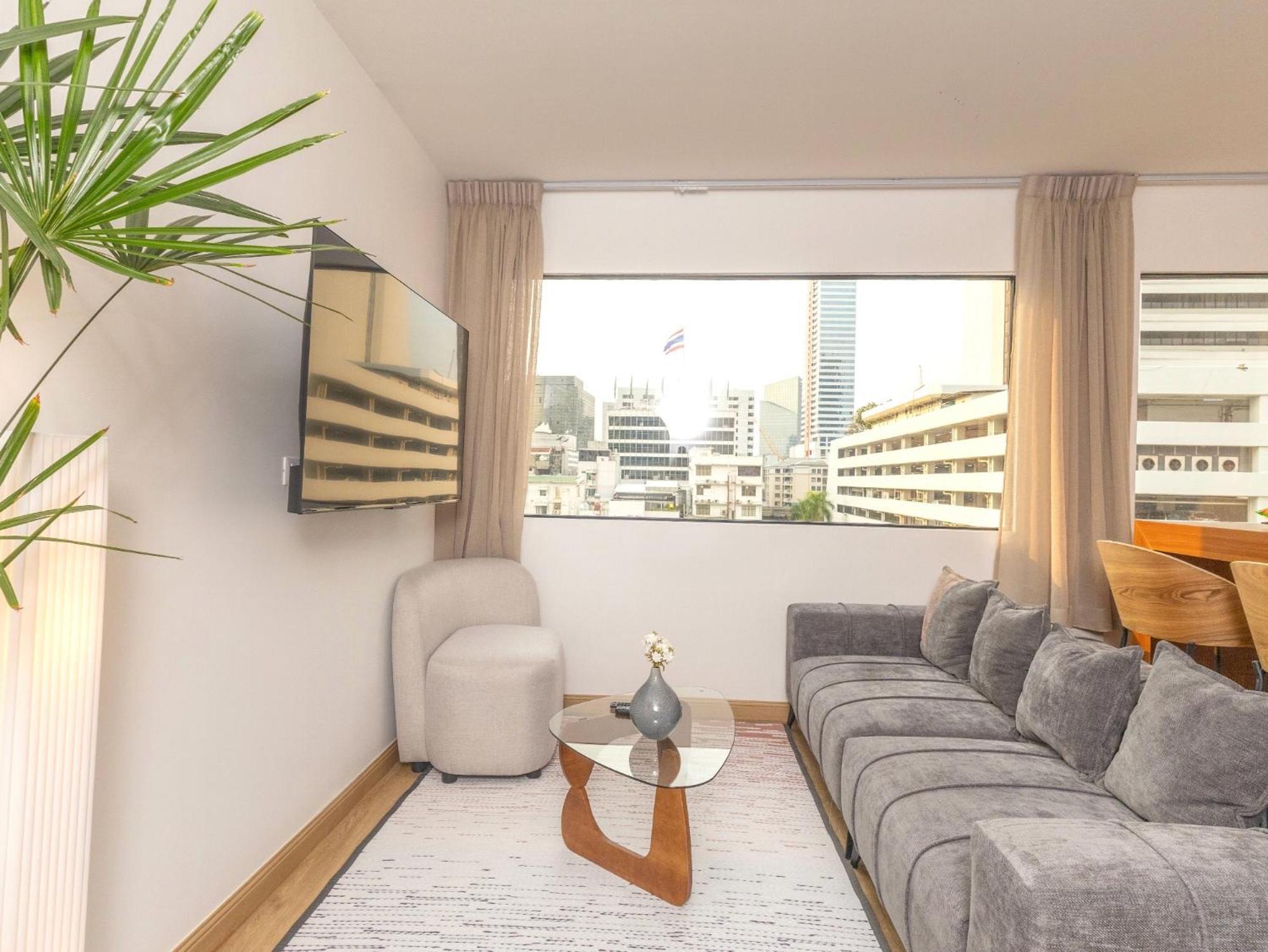 Appartement 2 Bedrooms For 3 Guest Comfy At Heart Of Silom - 7a Bangkok